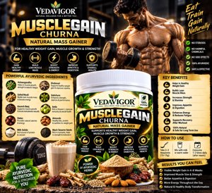 MuscleGain Churna – Ayurvedic-Inspired Fitness & Muscle Wellness 2