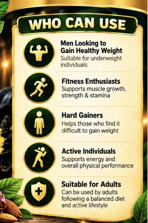 Muscle Gain & Weight Gain – Natural Ayurvedic Mass Gainer 5
